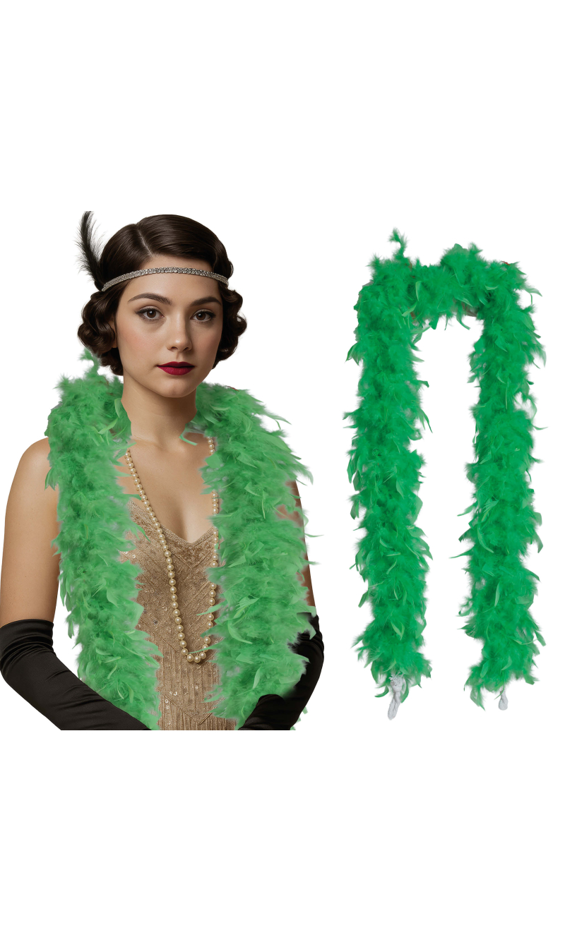 Deluxe Feather Boa 80gr - Light Green