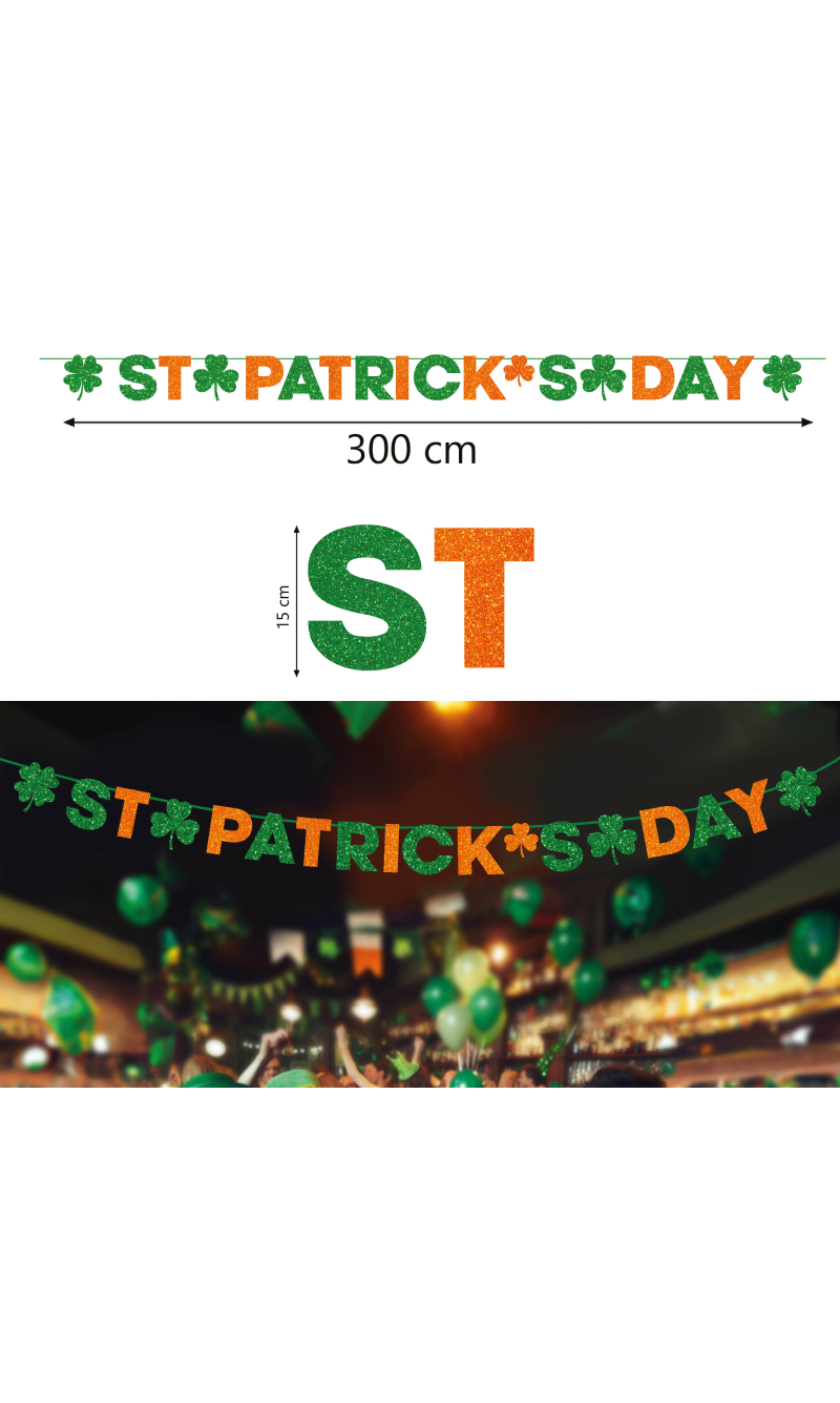 St. Patrick Garland 300cm