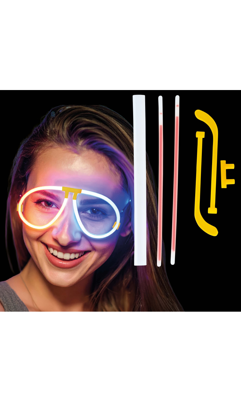 Glow Stick Neon Glasses - 1pc