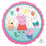 Standard Peppa Pig Foil Balloon 43cm