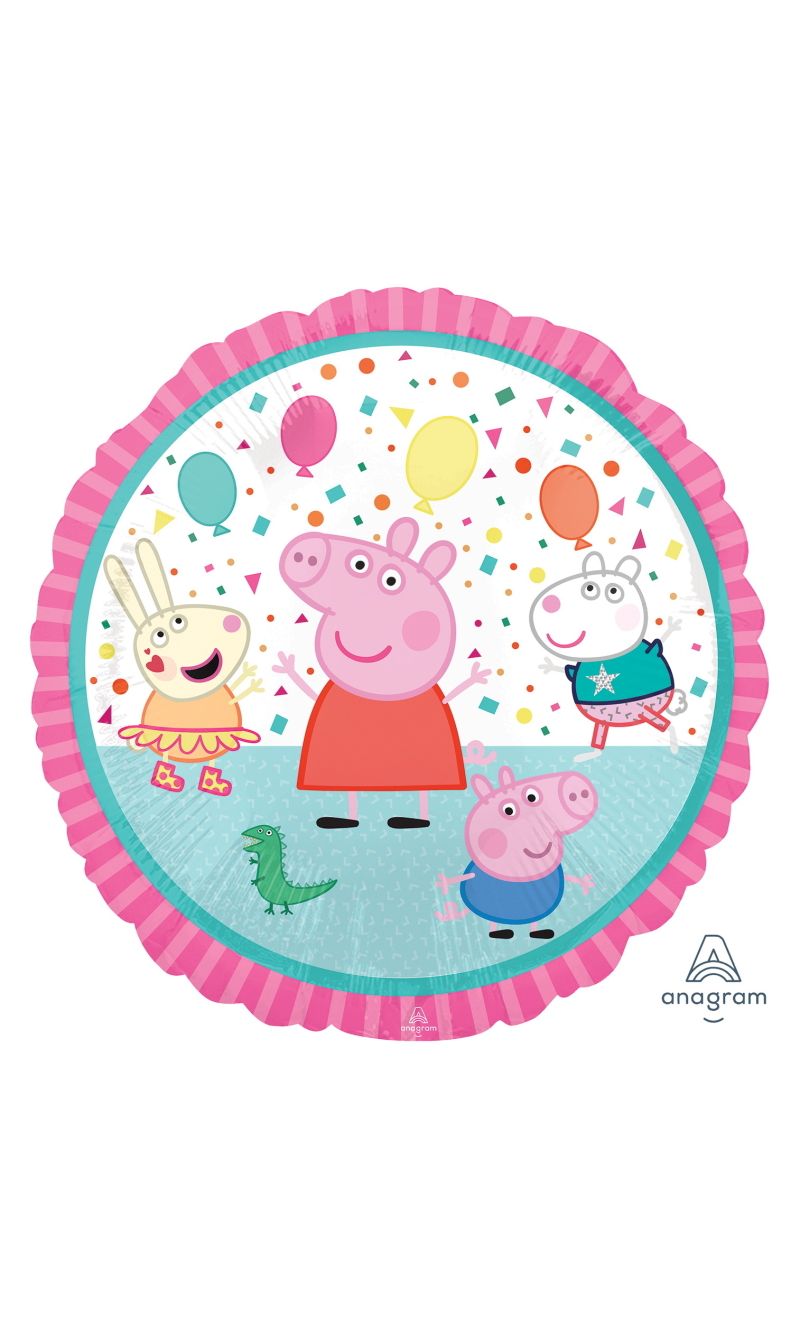 Standard Peppa Pig Foil Balloon 43cm