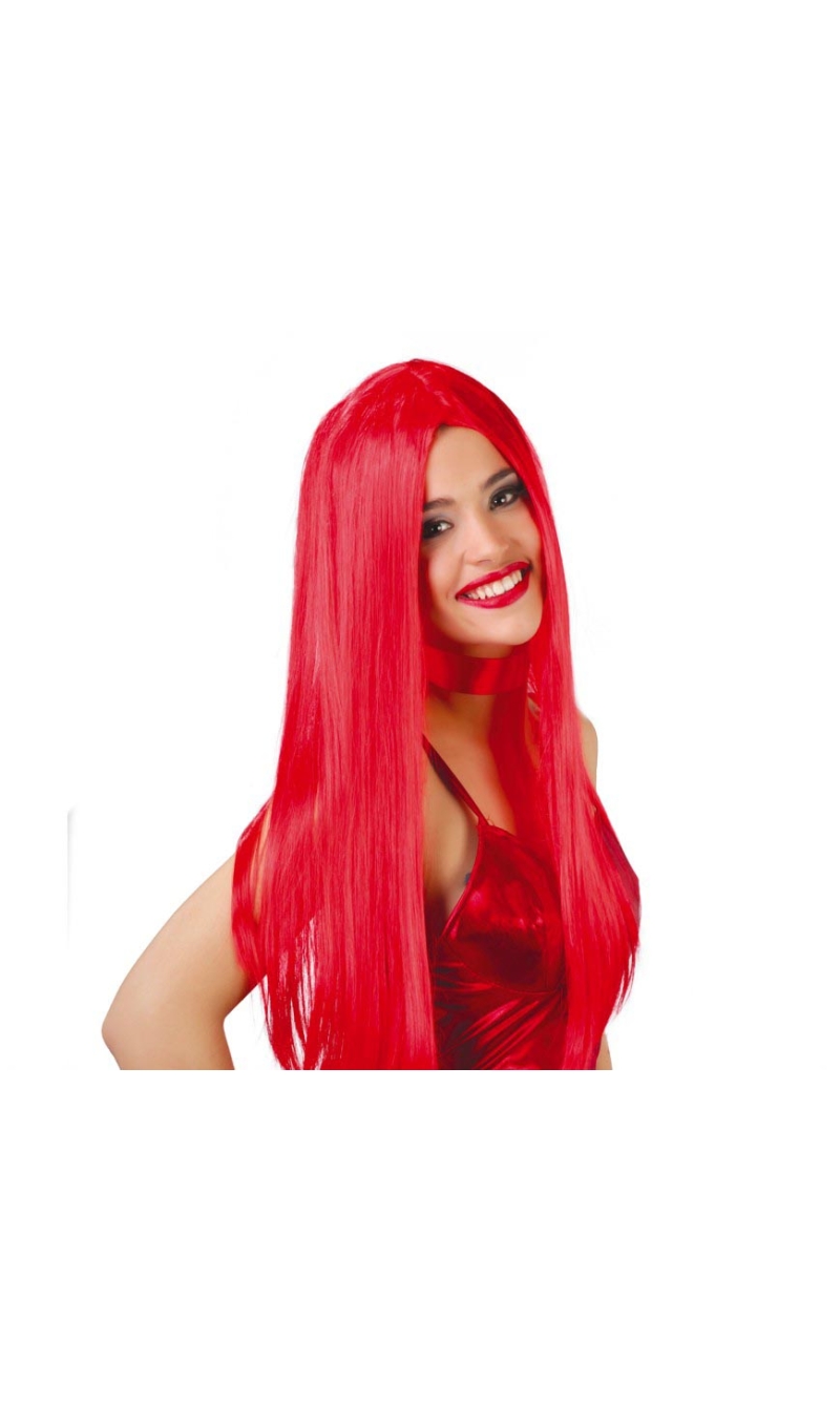 Red Long Wig (Super Melena) - Adult One size