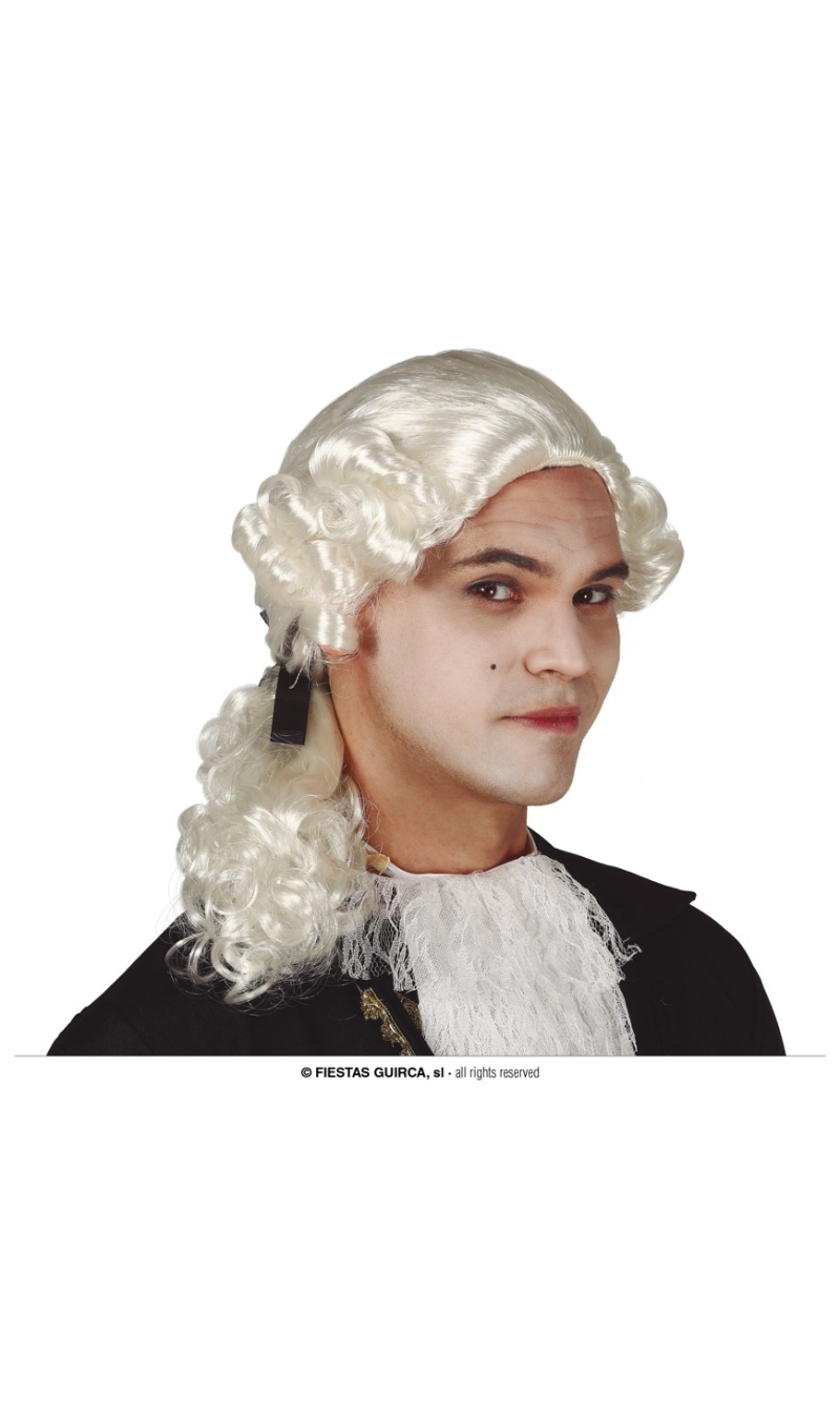 White Judge (18th Century) Wig - Adult One Size
