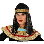 Black Egyptian Wig With Hairband - Adult One Size
