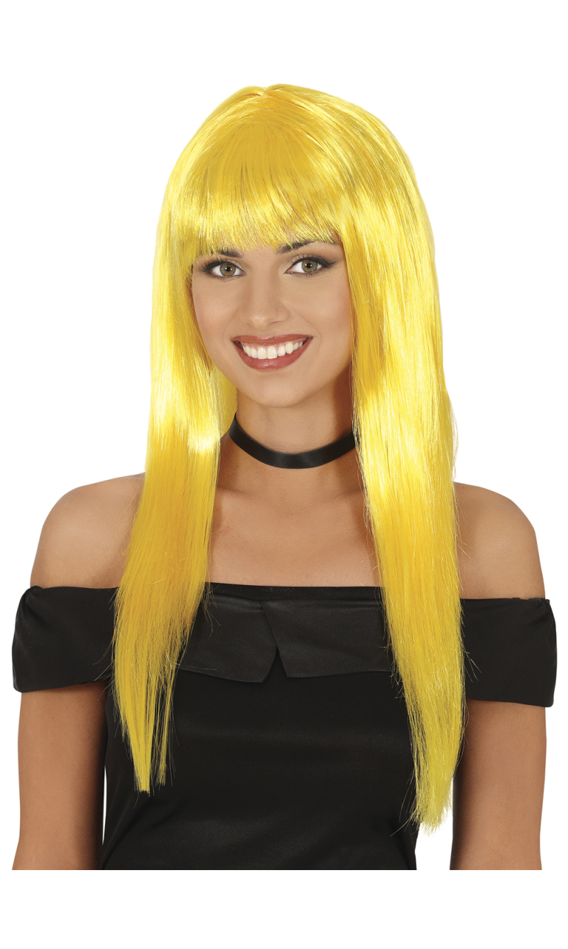 Yellow Long Wig - Adult One Size