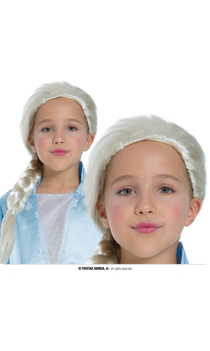 Blonde Elsa Wig - Child One Size