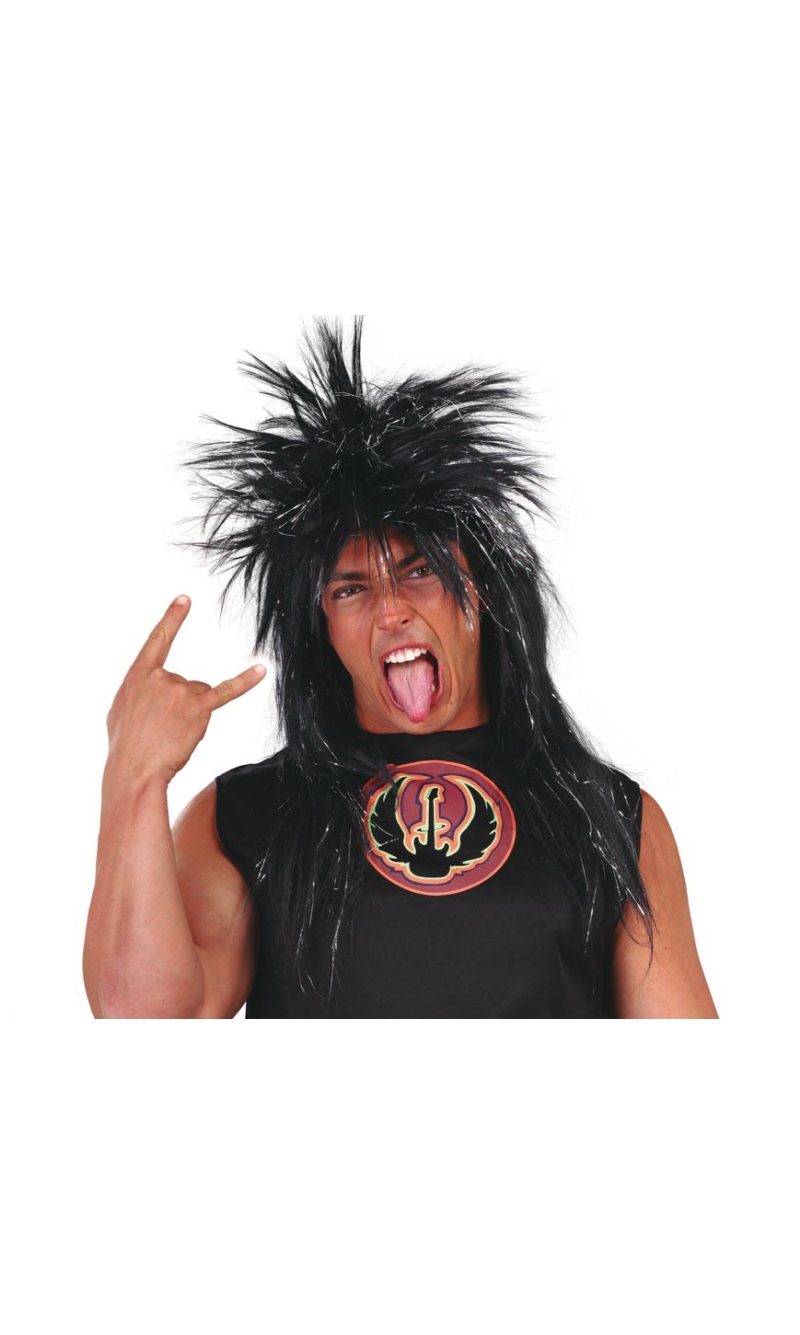 Black Punk Wig - Adult One Size