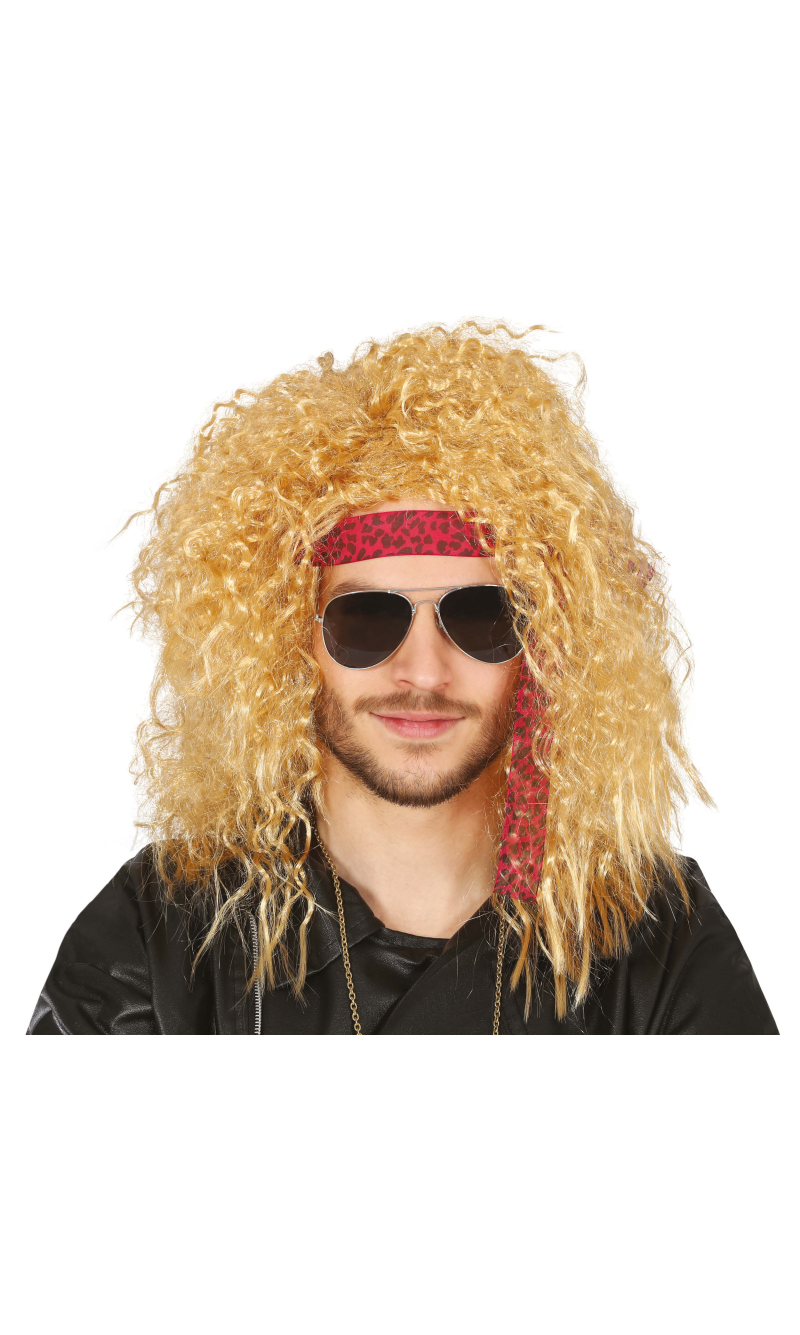 Blonde Rocker Wig - Adult One Size