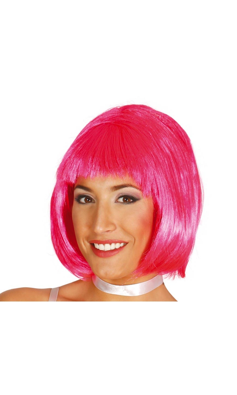 Pink Short Wig (Superstar) - Adult One Size