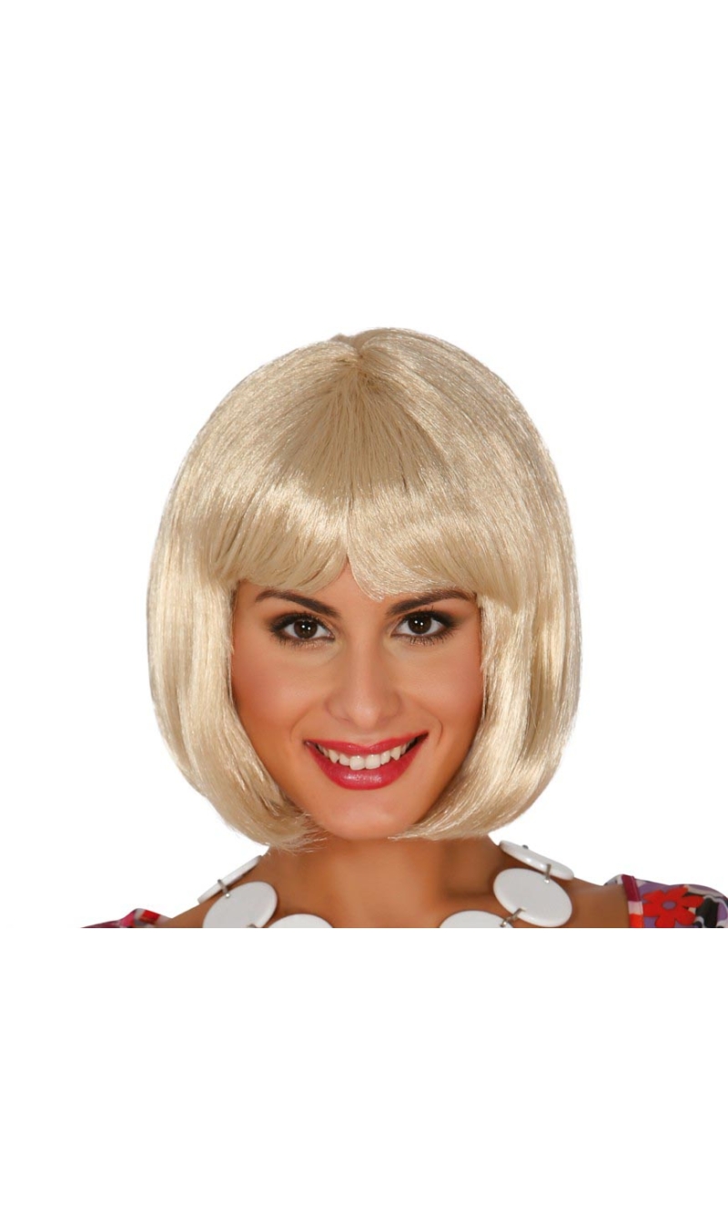 Blonde Bob Wig - Adult One Size