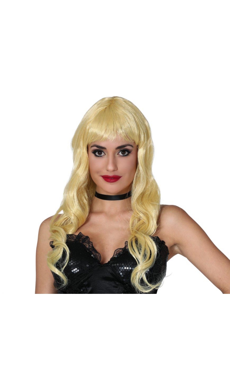 Blond Curly Wig - Adult One Size