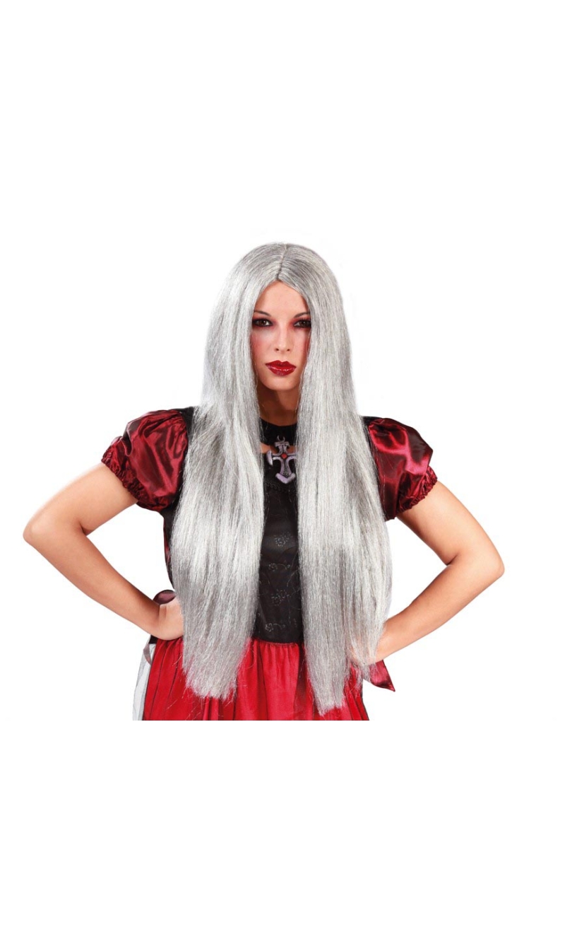 Grey Witch Wig