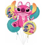 Lilo and Stitch Foil Balloon Bouquet - 5pk