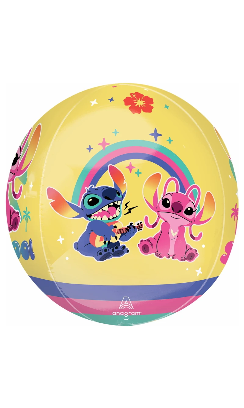 Orbz Lilo and Stitch Foil Balloon - 38cm x 40cm