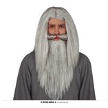 Gray Beard & Wig - Adult One Size