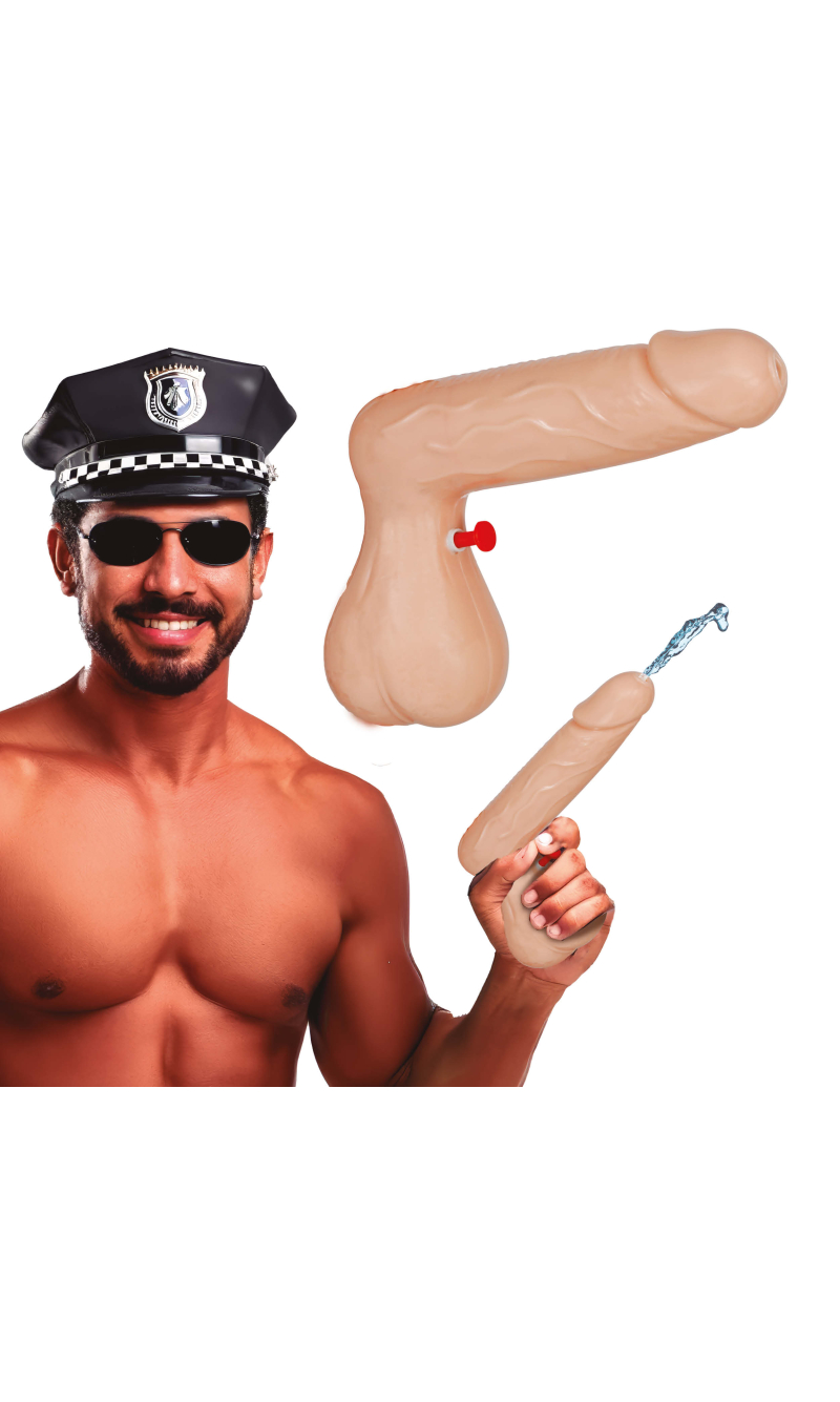 Hens & Stag Penis Water Pistol Shooter 18cm