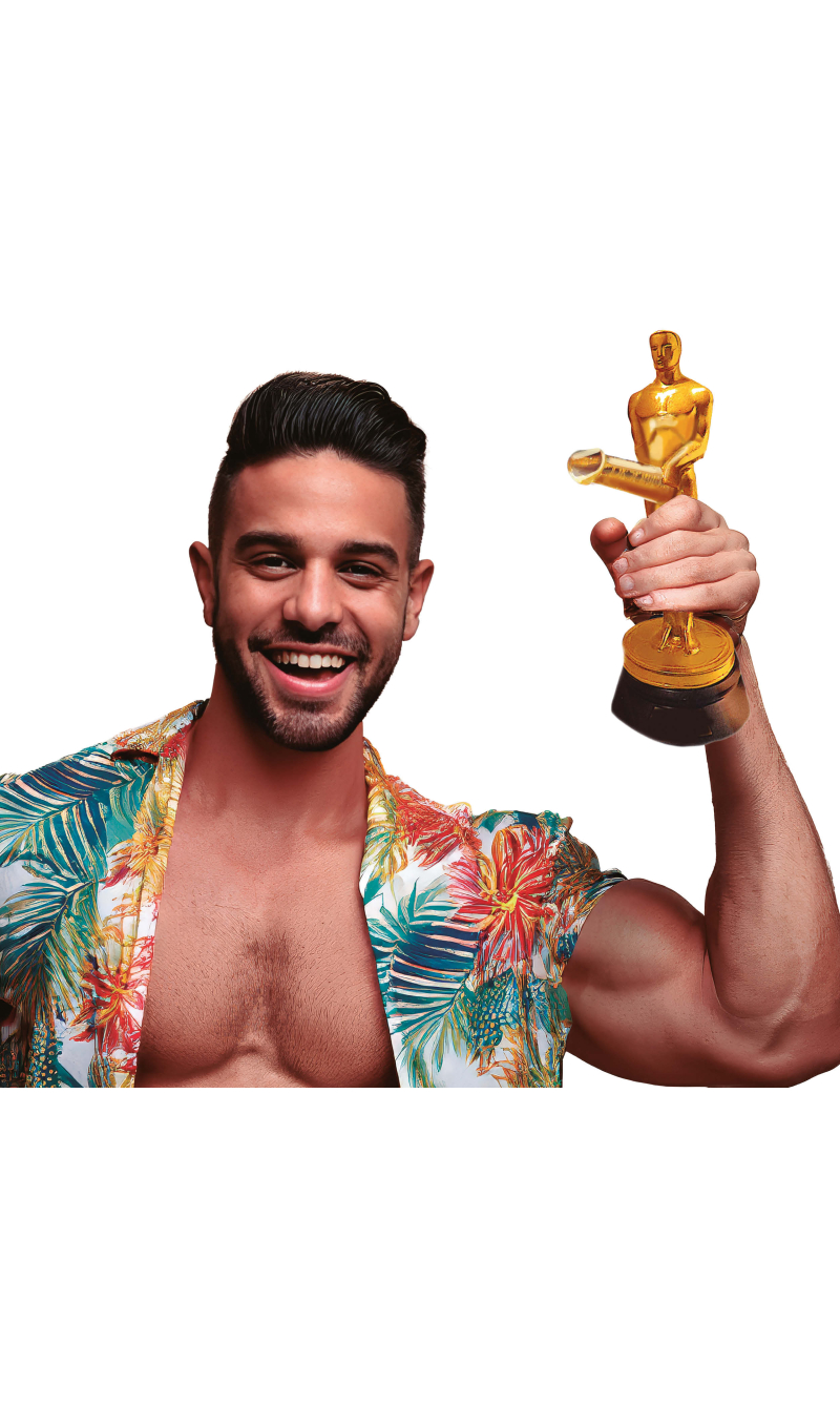 Hens & Stag Party trophy Statue With Penis 20cm