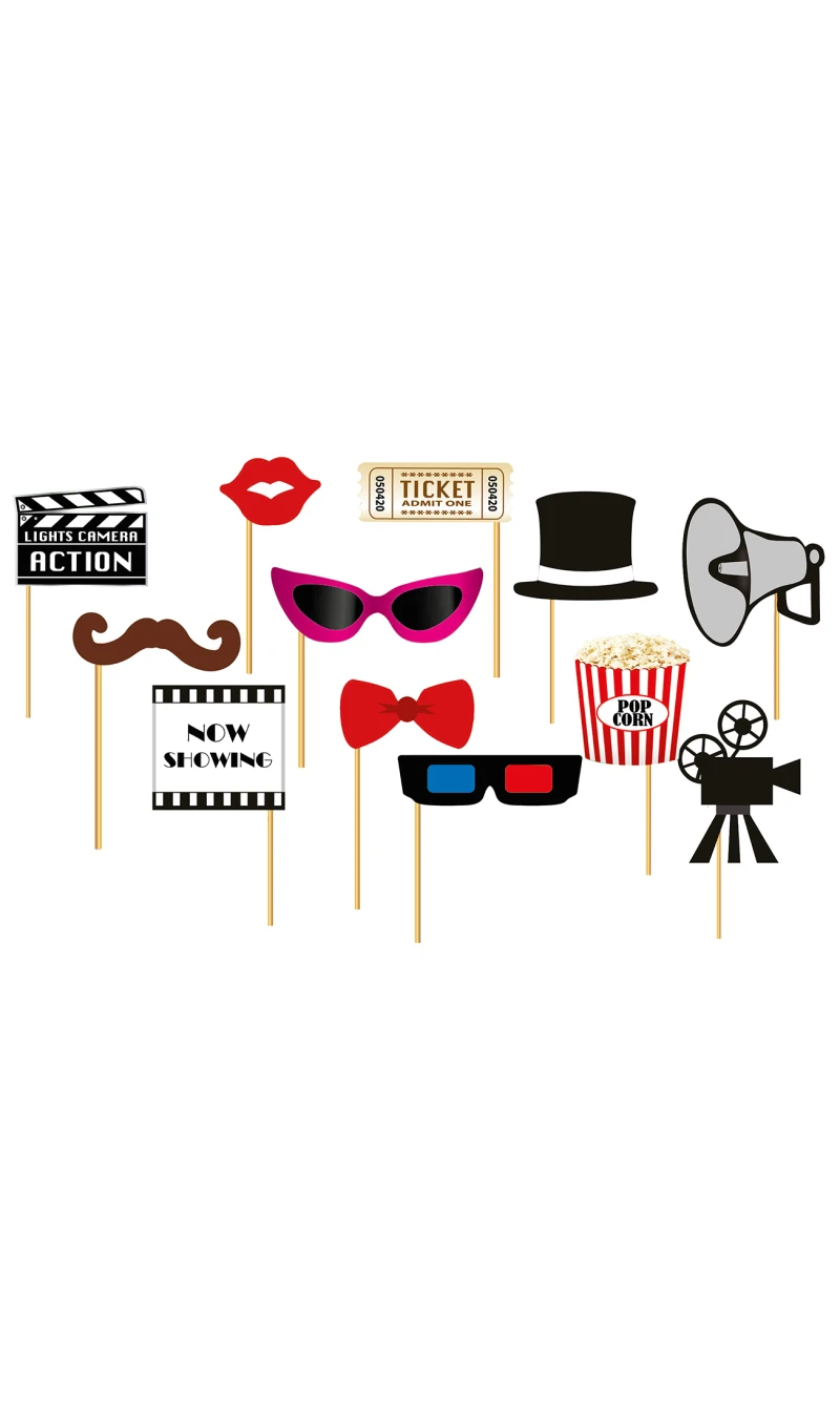 Film Photo Props Set - 12pk