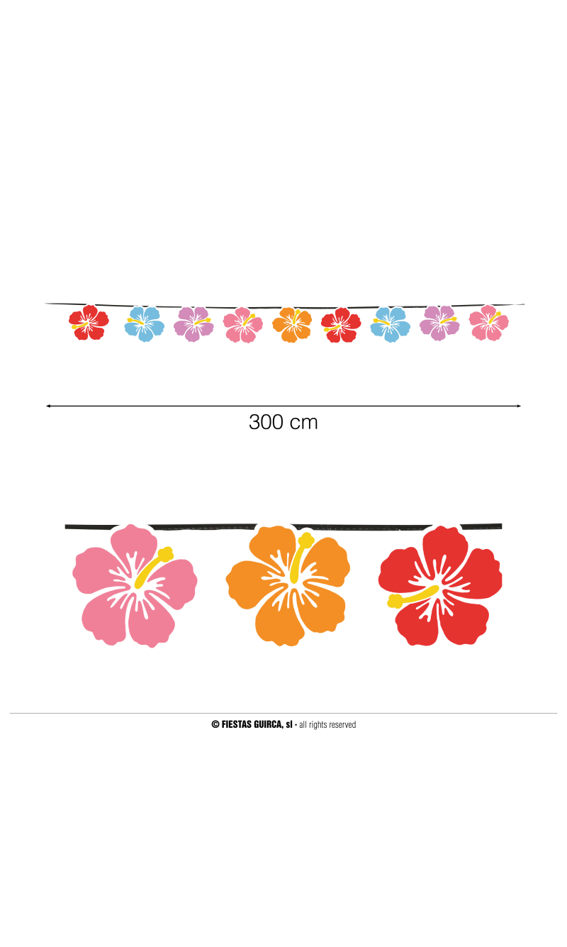 Flower Garland Banner - 300cm