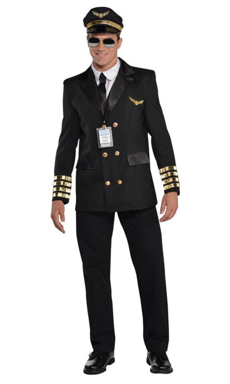 Captain Wingman Costume - Adult Size Large