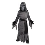 Ghastly Ghoul Black Boy Costume - Age 8 to 10 Years
