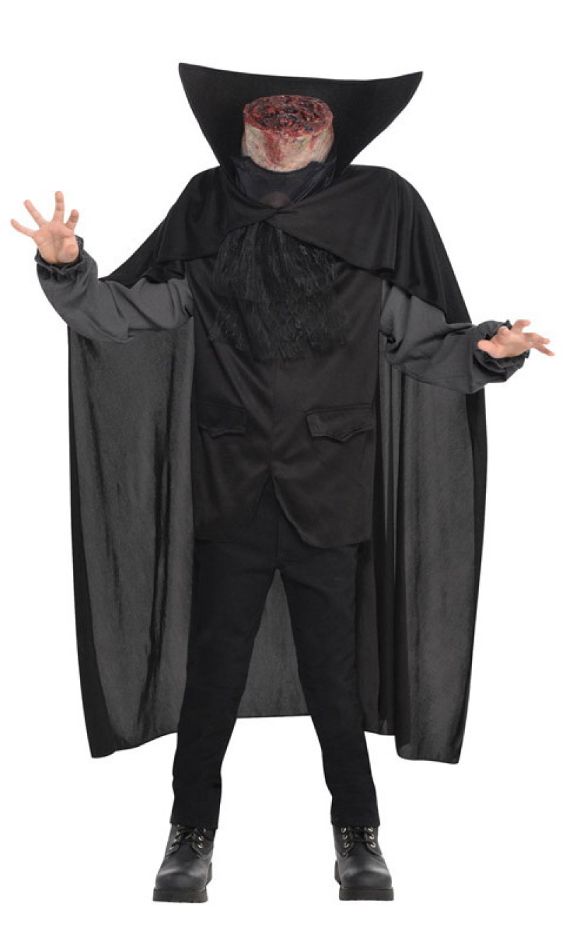 Headless Horseman Boy Costume - Age 12 to 14 Years