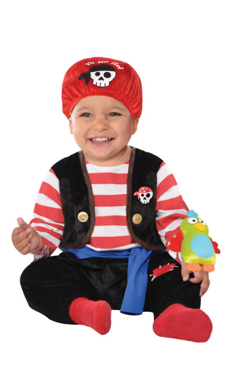 Cute Little Baby Buccaneer Costume - Age 0 to 6 Months