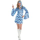 Funky Disco Lady Diva Costume - Adult Size Small