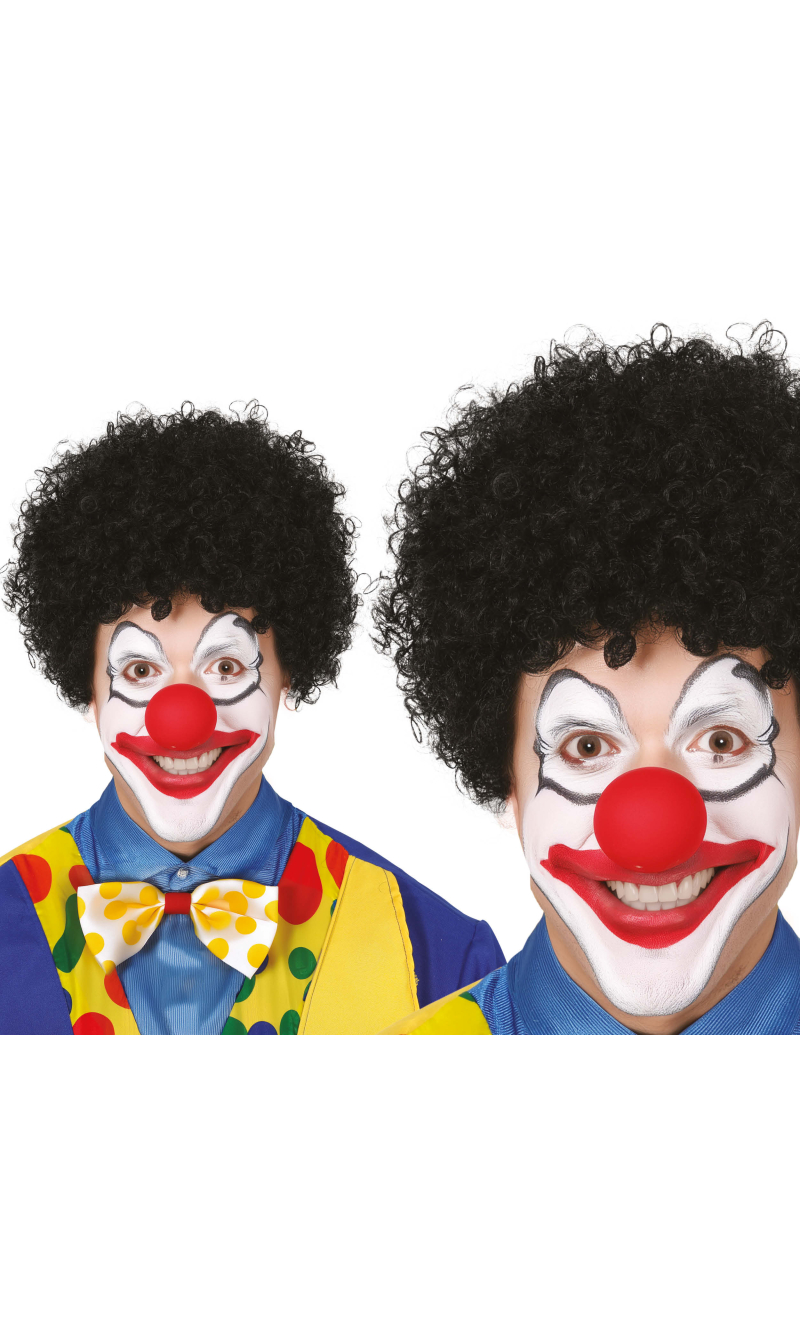 Black Curly Wig - Adult One Size