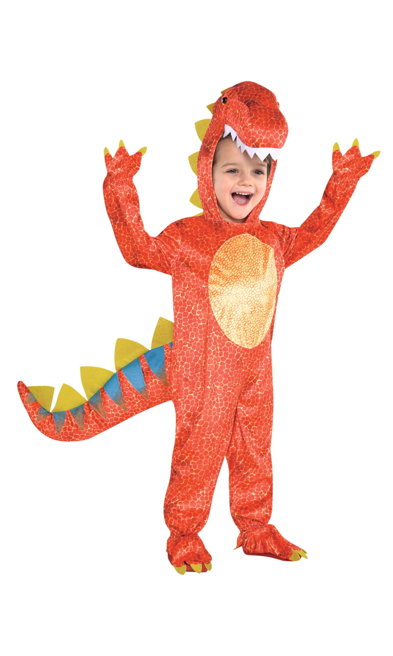 Deluxe Dinomite Dinosaur Costume - Age 7 to 9 Years
