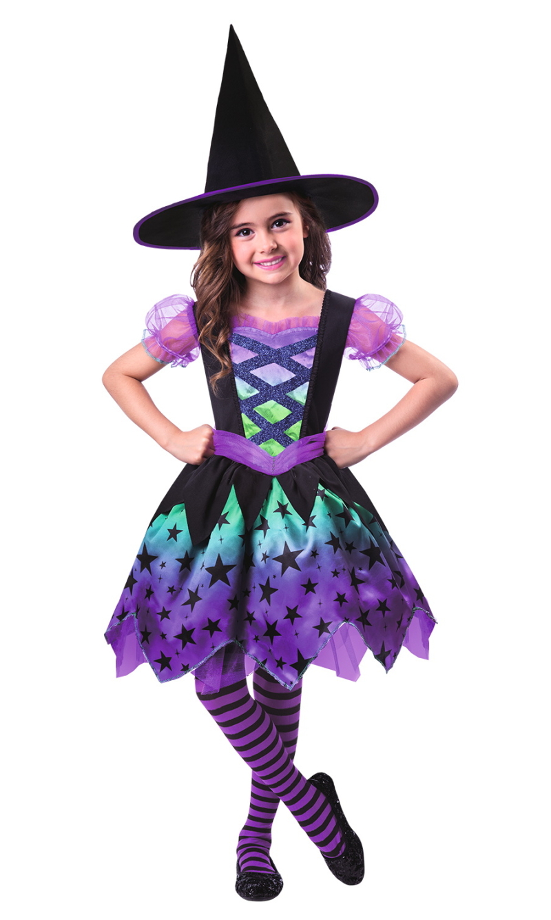 Spell Cutie Witch Girl Costume - Age 5 to 6 Years