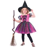 Pink Rainbow Witch Costume - Age 2 to 3 Years