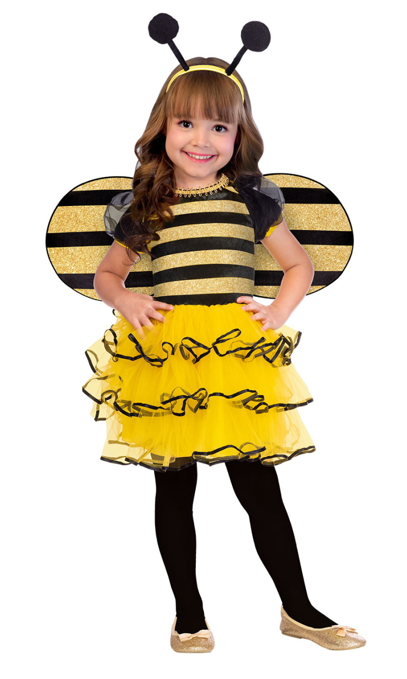 Honey Buzz Bumble Bee Girl Costume - Age 2 to 3 Years