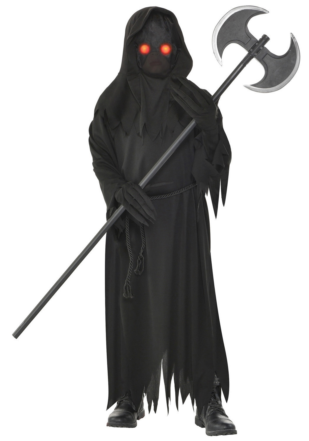 Glaring Reaper Boy Costume - Age 12 to 14 Years