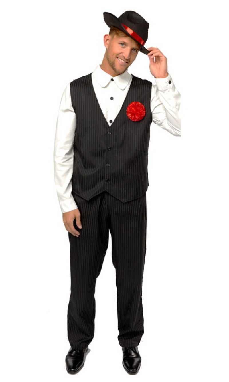 Gangster Boss Man Costume - Adult Size Extra Large