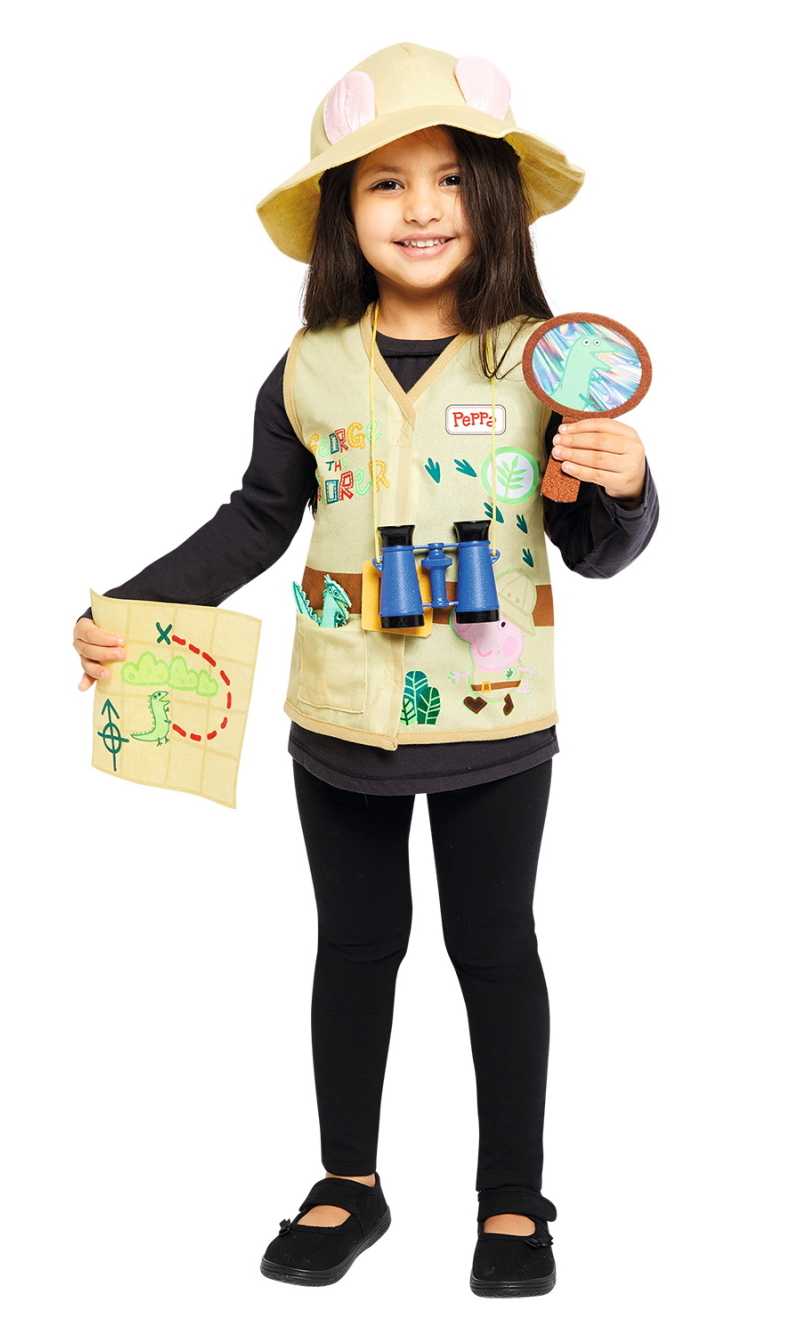 Official Licensed Peppa Pig Explorer Set Costume - Age 3 to 4 Years