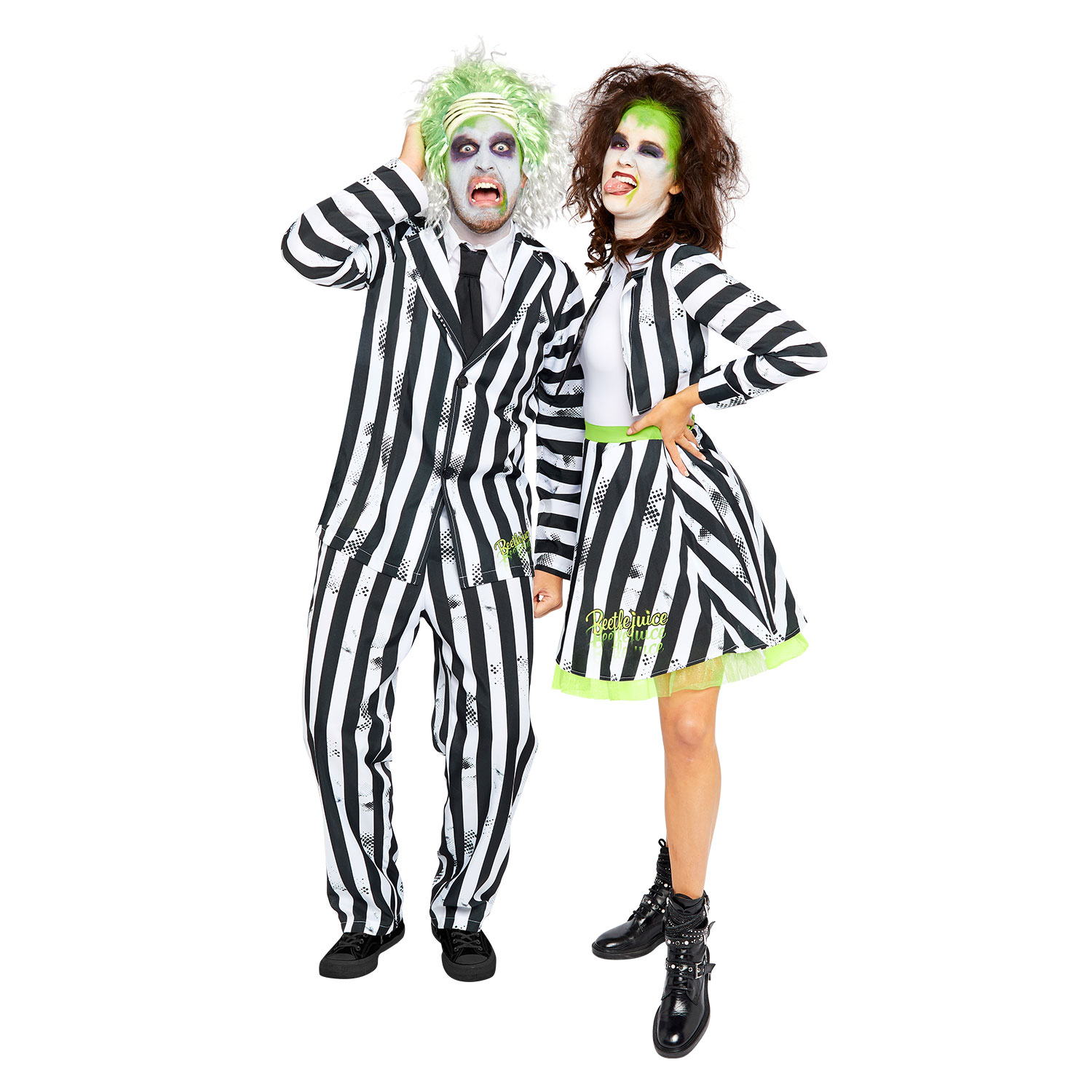 Official Licensed Beetlejuice Man Costume - Adult Size Extra Large - Image 8