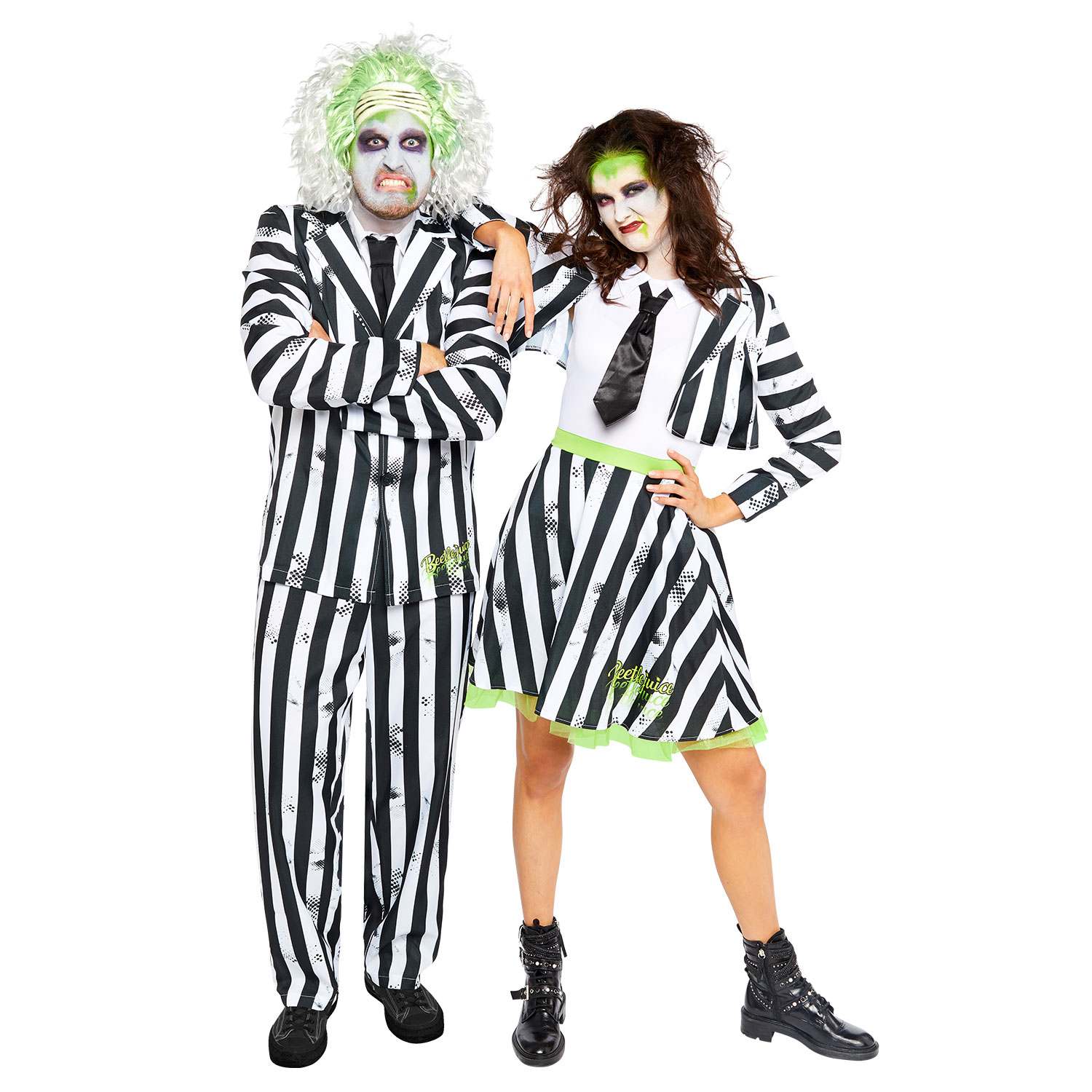 Official Licensed Beetlejuice Man Costume - Adult Size Extra Large - Image 9