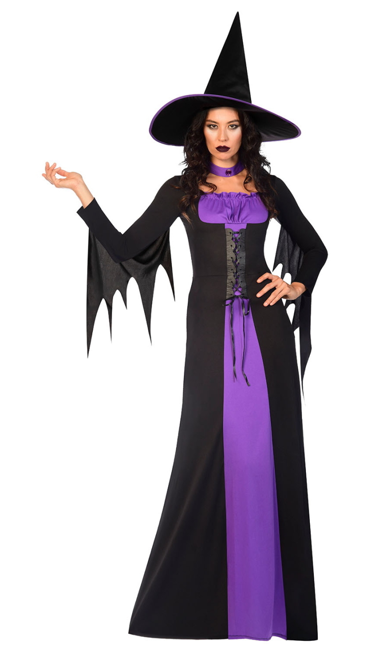 Mystic Purple Classic Witch Costume - Adult Size XXXL