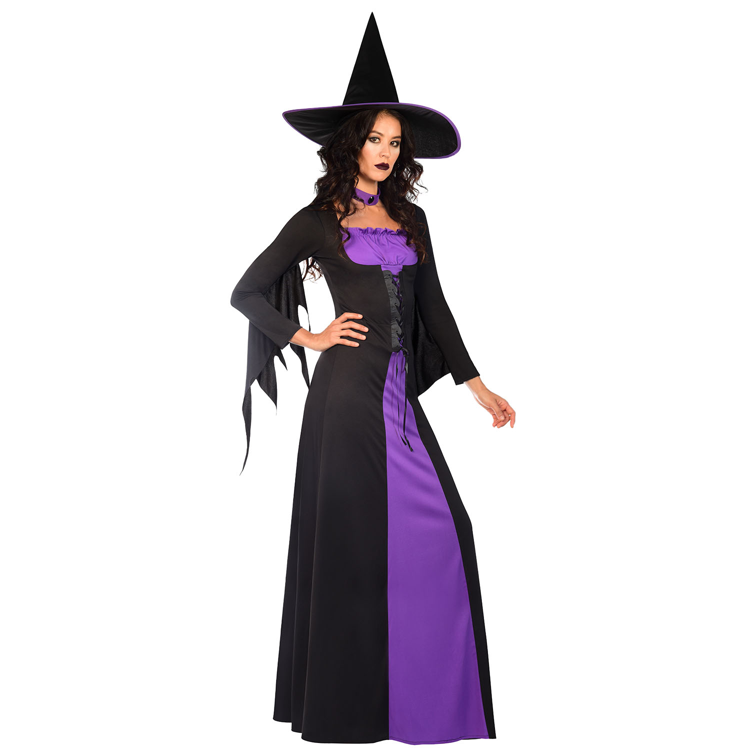Mystic Purple Classic Witch Costume - Adult Size XXXL - Image 4