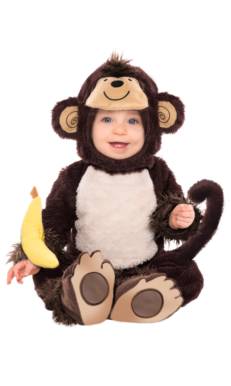 Cute Monkey Around Costume - Age 2 to 3 Years