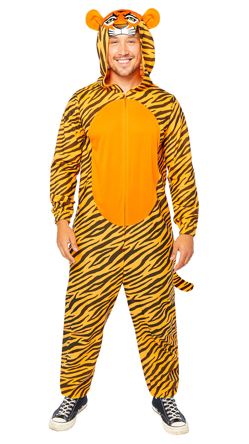 Unisex Wild Tiger Onesie - Adult Size Standard