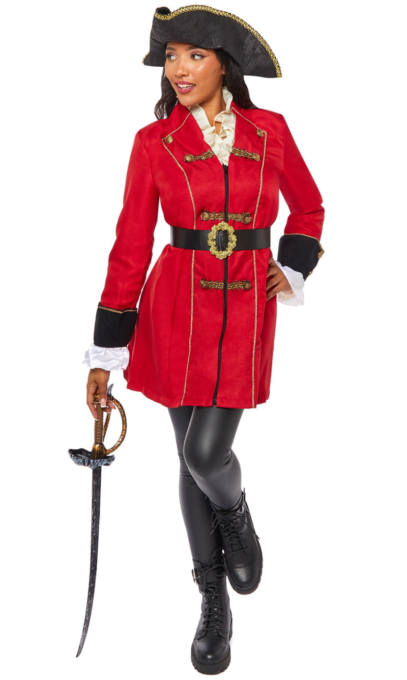 Stormbreaker Captain Pirate Lady Costume - Adult Size Extra Large