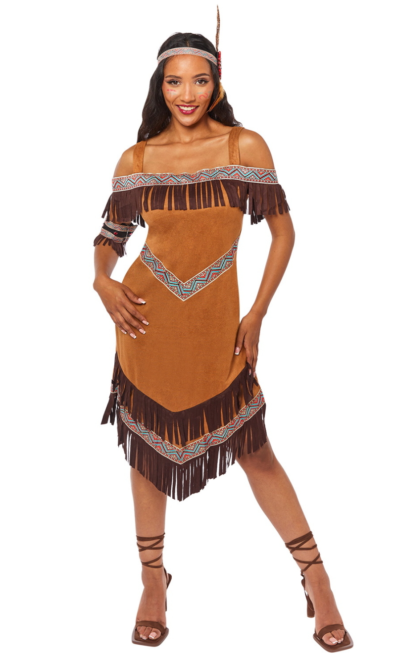 Indian Lady Princess Costume - Adult Size Extra Large