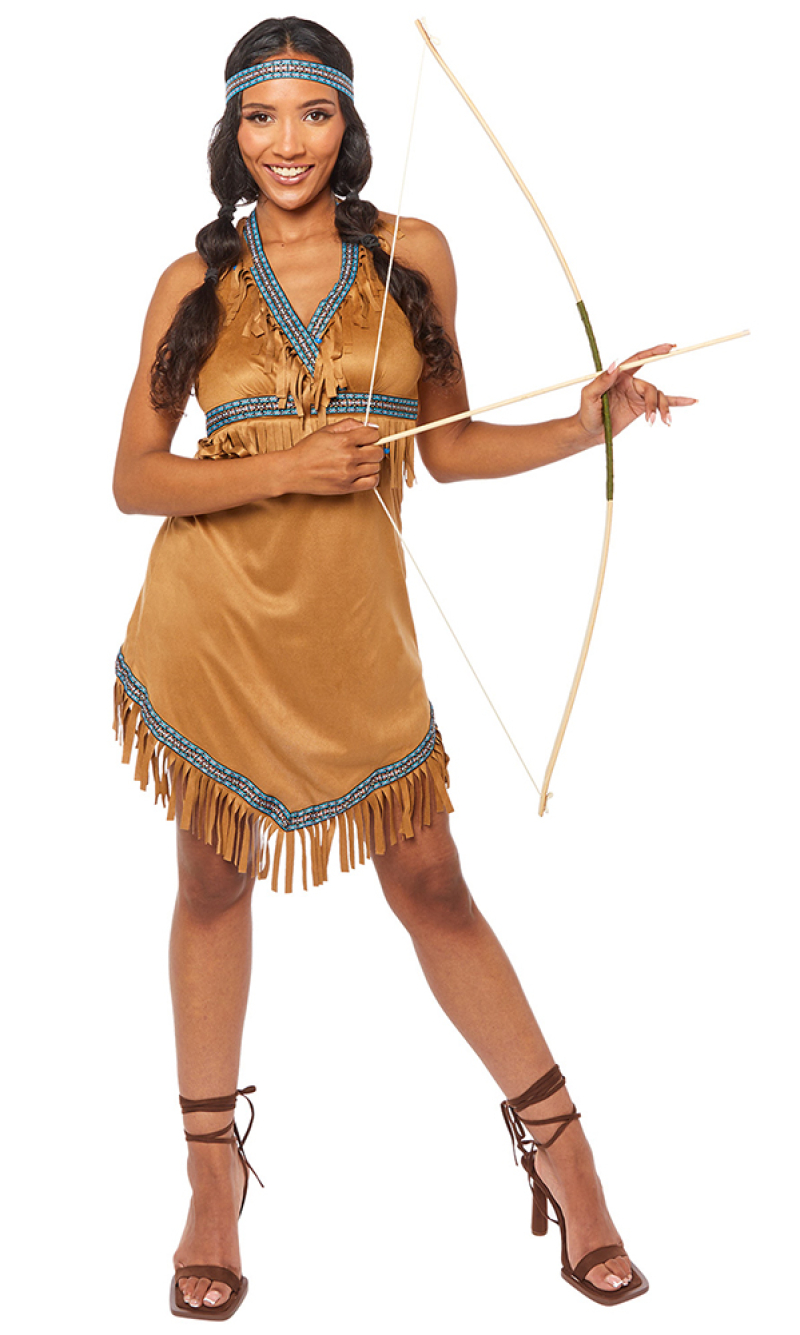 Little Swallow Native American Lady Costume - Adult Size Medium