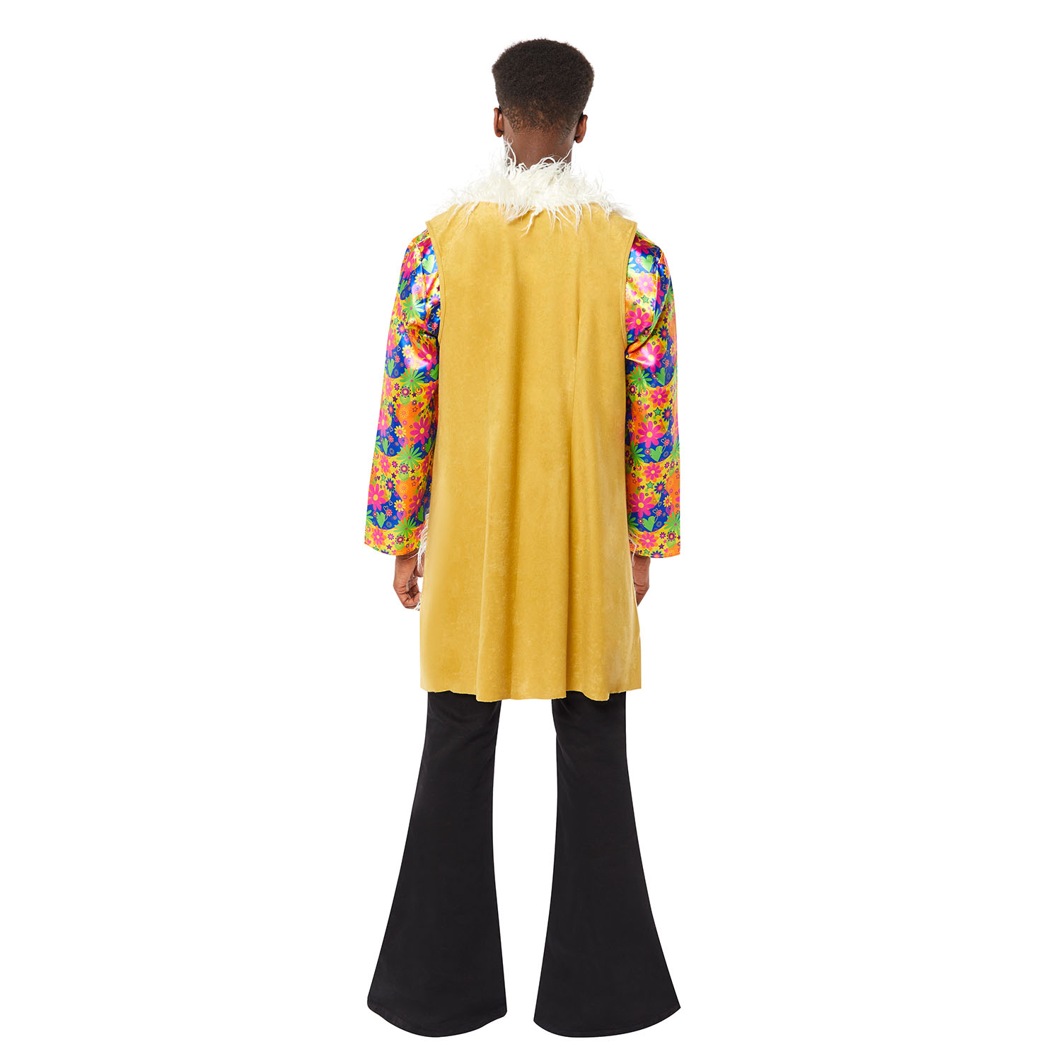 Plush Hippie Man Costume - Adult Size Large - Image 4