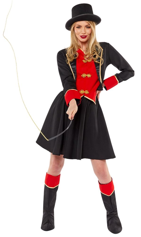 Ringmaster Lady Circus Costume - Adult Size Small - Image 3