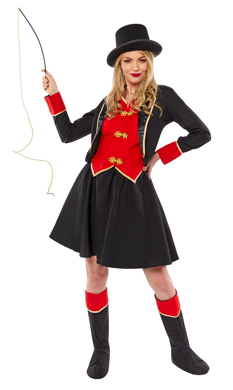 Ringmaster Lady Circus Costume - Adult Size Small