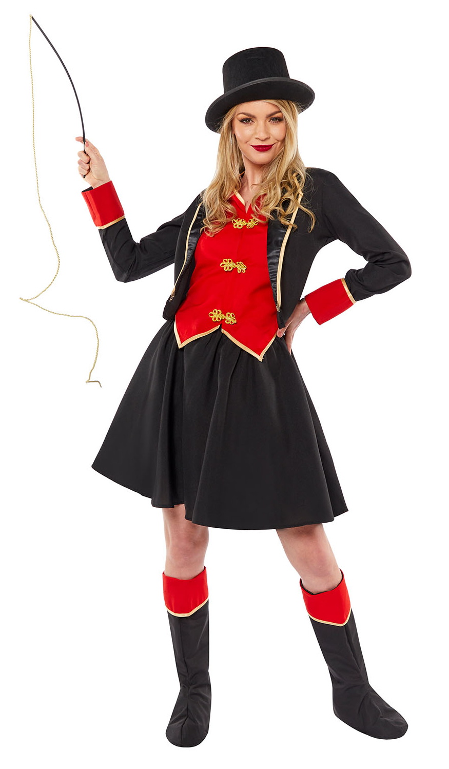 Ringmaster Lady Circus Costume - Adult Size Small