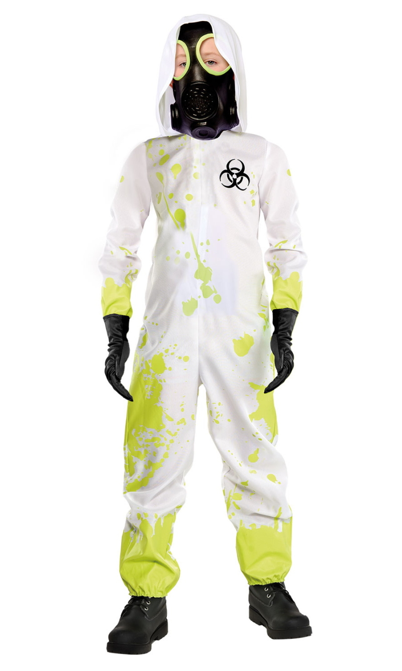 Virus Hazmat Suit Costume -  Age 6 to 8 Years